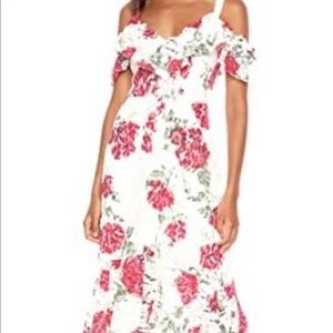 Bcbg maxazria new long cocktail lace dress size s